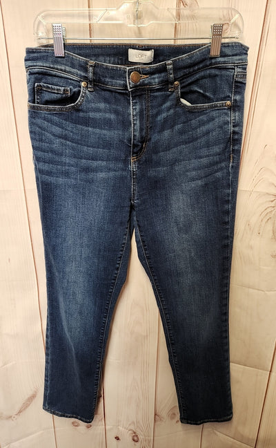 Loft Women's Size 29 (7-8) Blue Jeans High Rise Straight