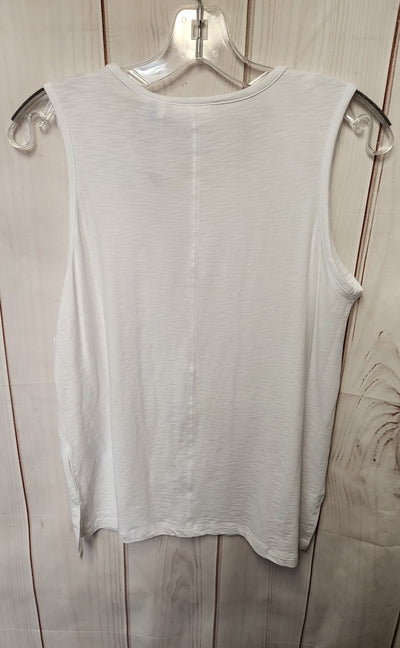 NWT Sigred Olsen Women's Size M White Sleeveless Top
