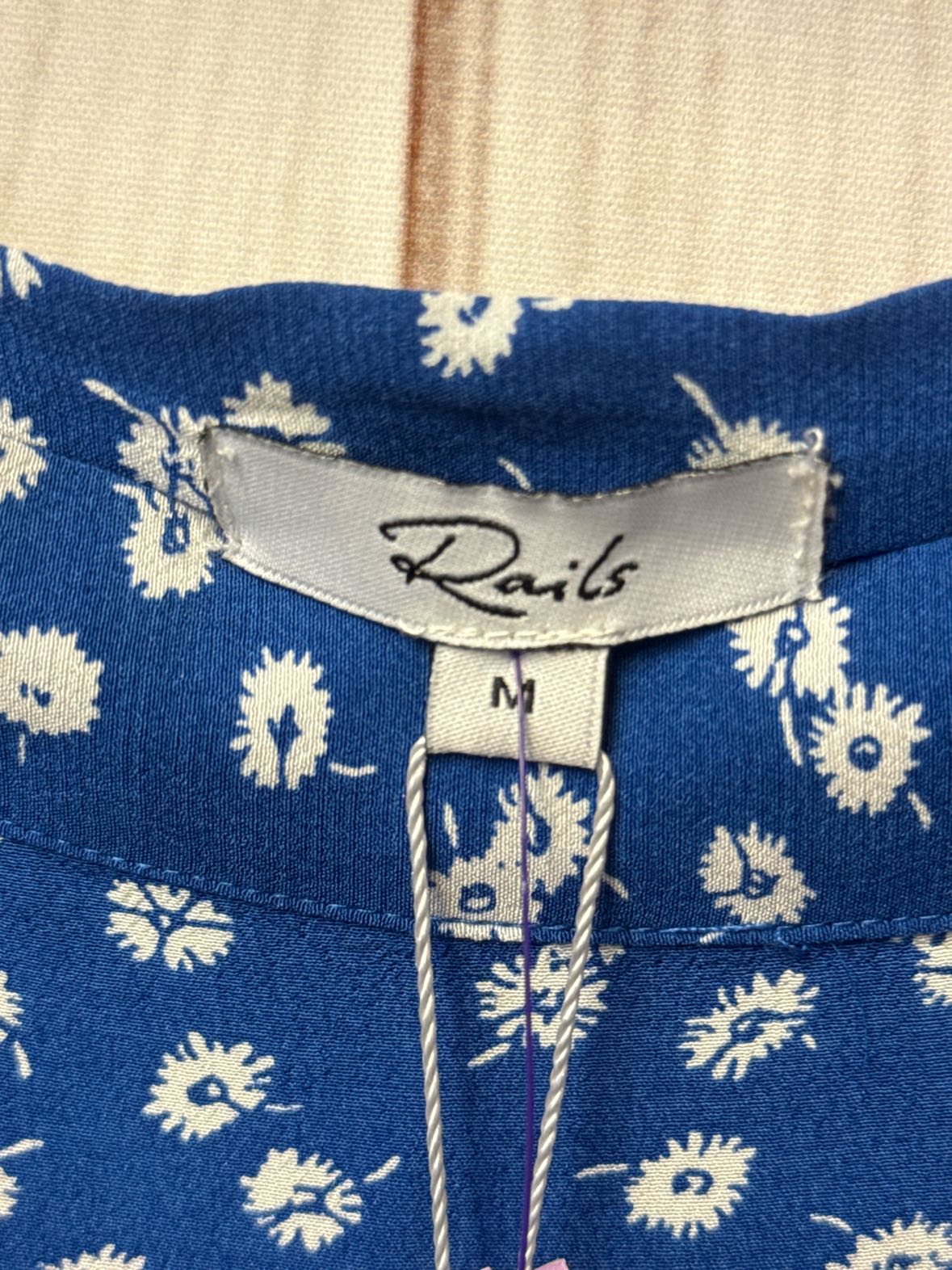 NWT Rails Women's Size M Blue Floral Skirt