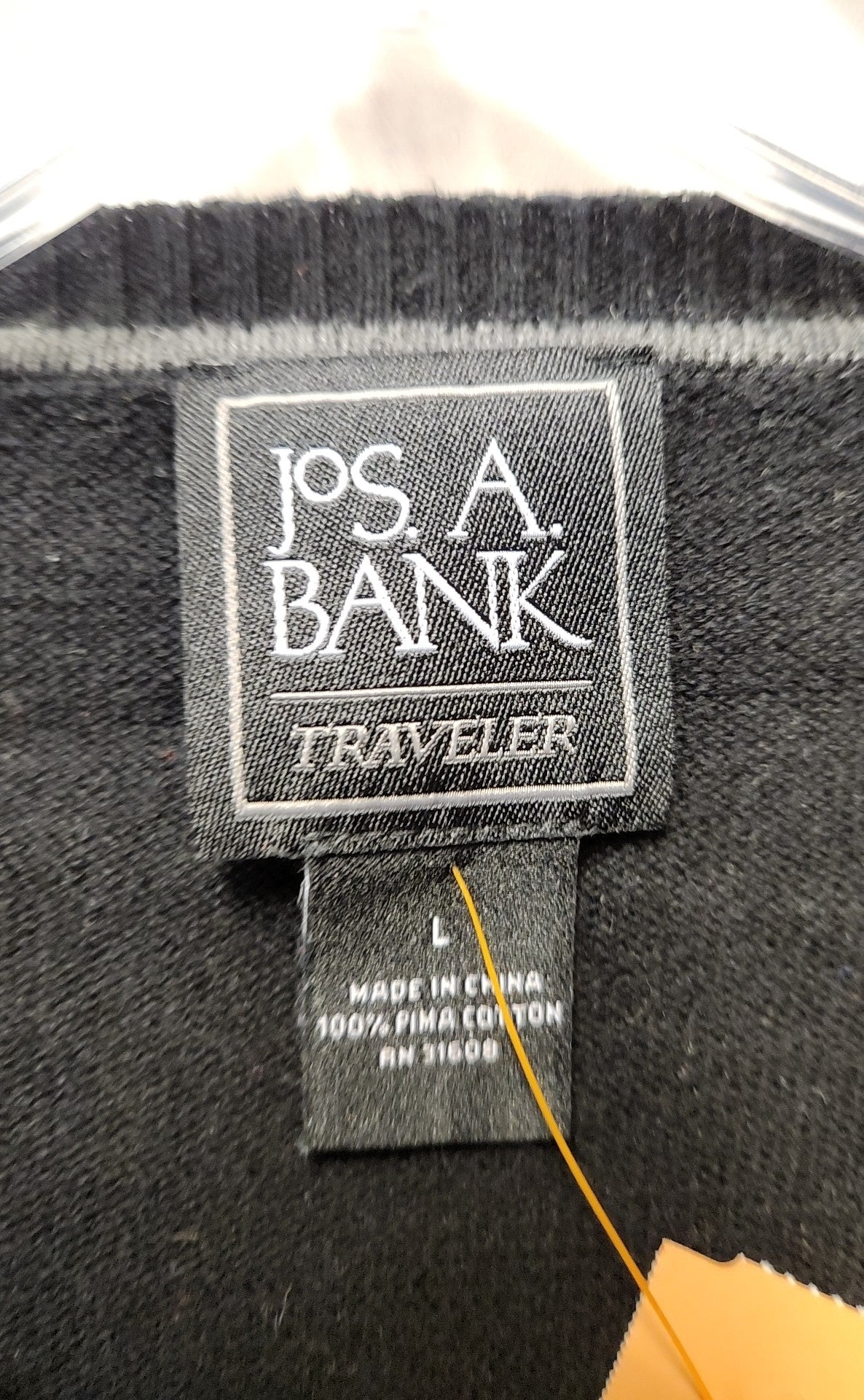 Jos A Bank Men's Size L Black Sweater