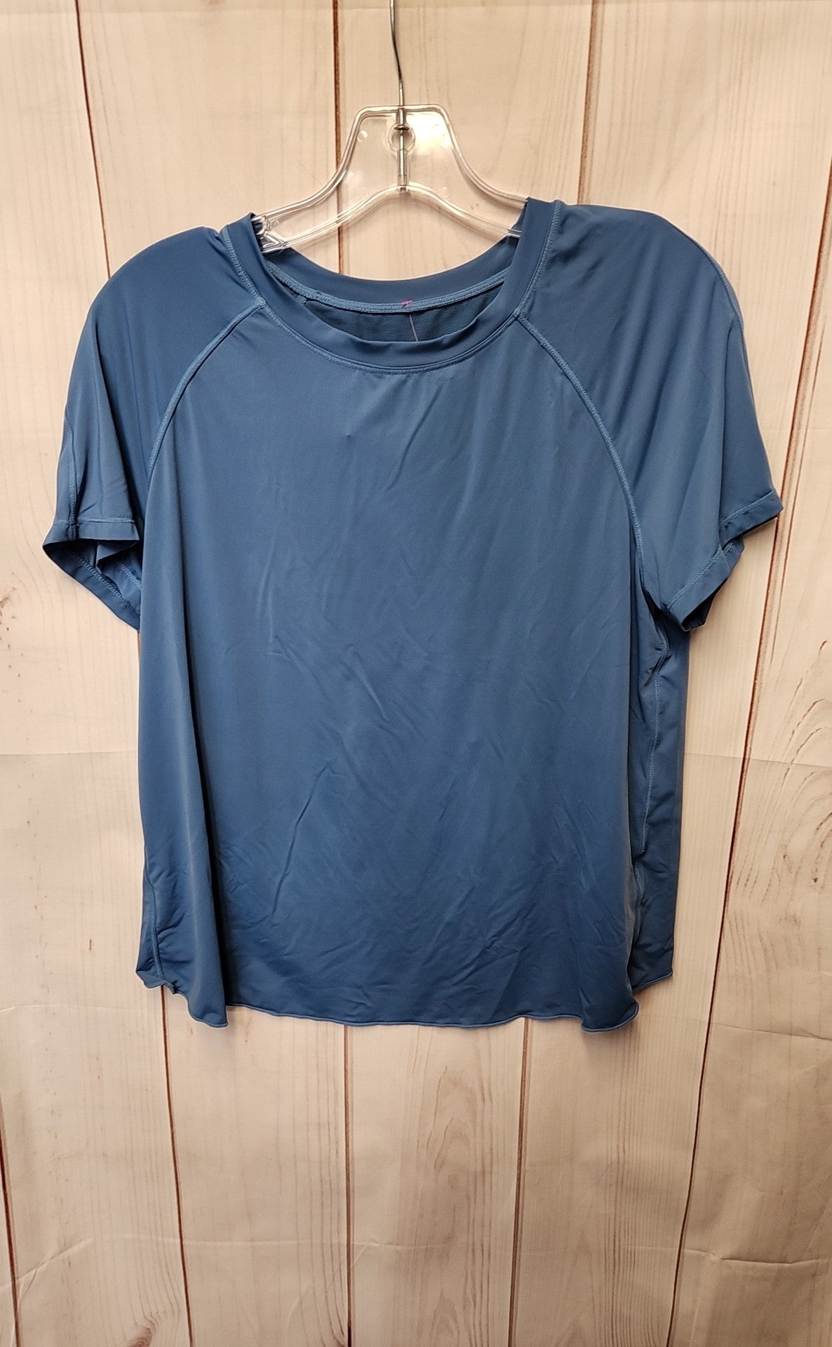 Women's Size M Blue Short Sleeve Top