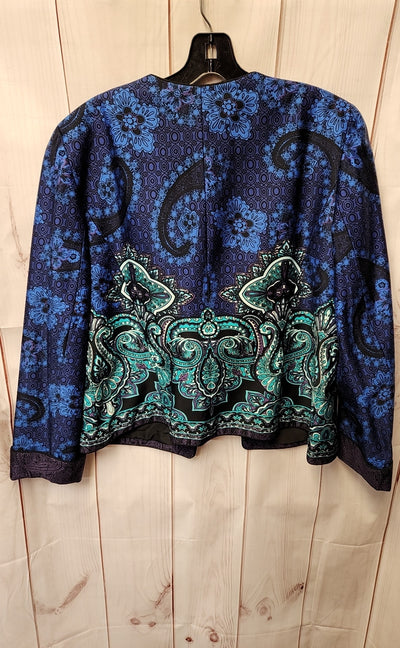 Coldwater Creek Women's Size 16 Blue Jacket