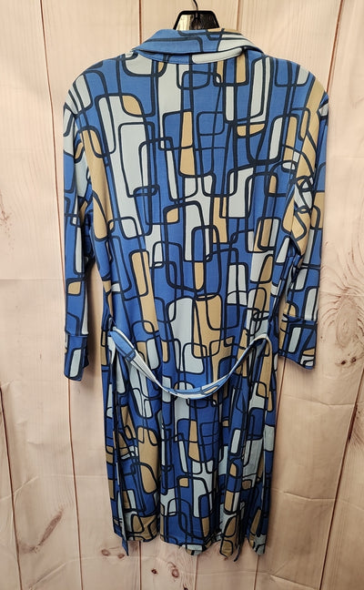 J McLaughlin Women's Size L Blue Dress