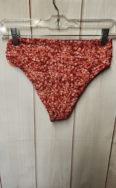 NWT Bestswimwear by B Swim Women's Size M Red Floral Swim Bottom