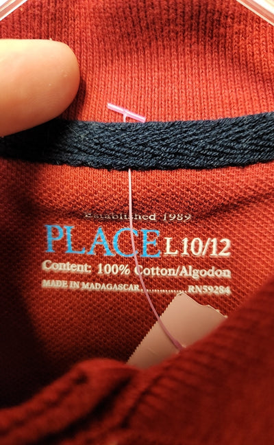 Place Boy's Size 10/12 Red Shirt