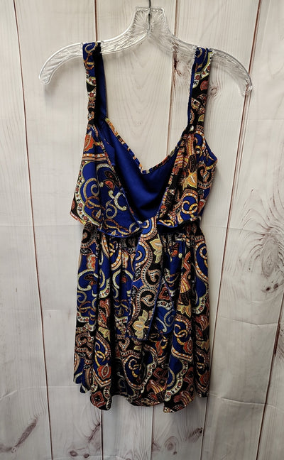 Peach Royal Women's Size M Blue Dress