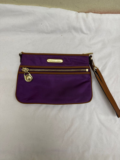 Michael Kors Purple Wristlet AS IS - stains
