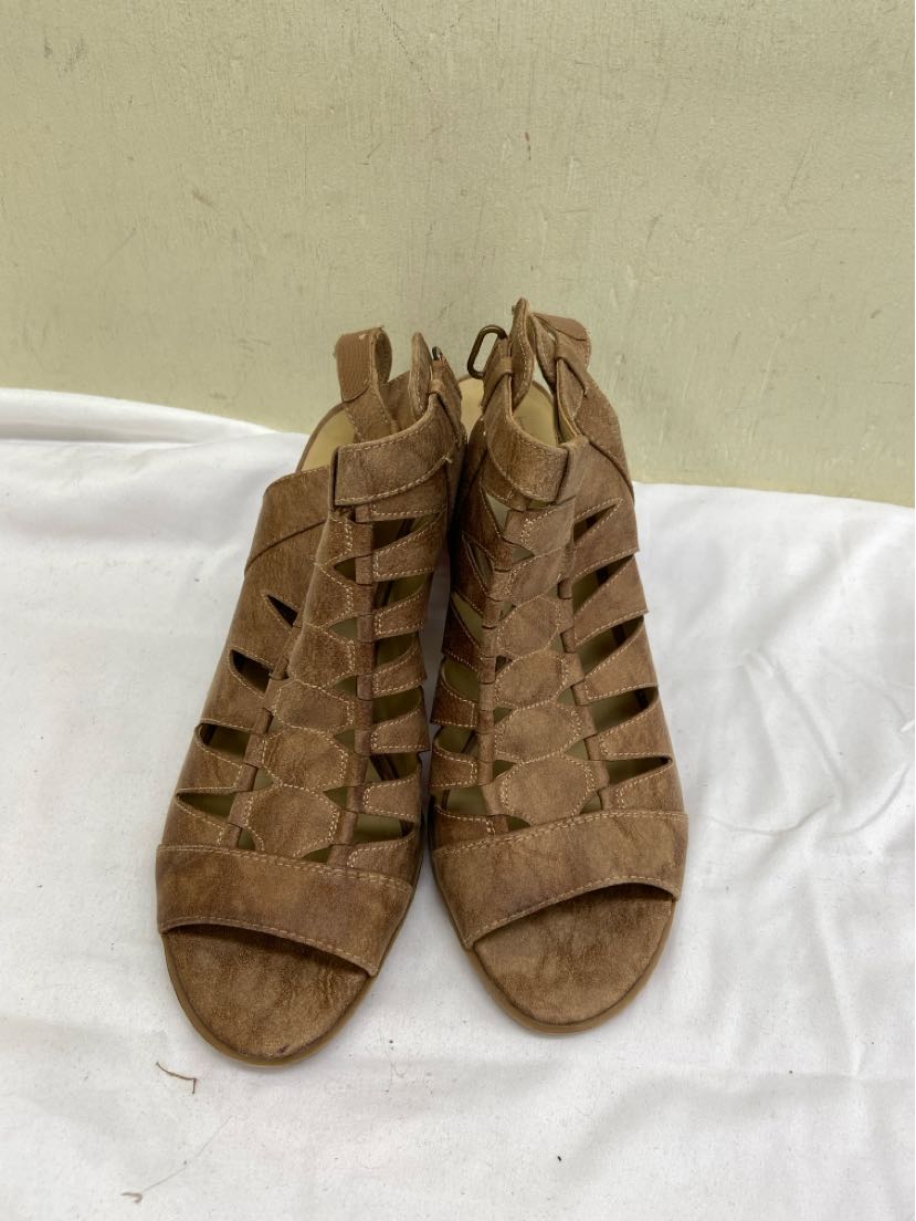 Naturalizer Women's Size 10 Brown Open Toe Pumps