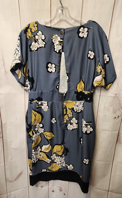 Closet Women's Size 10 Gray Floral Dress