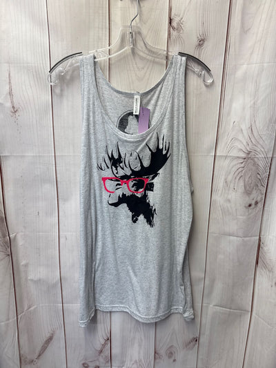Bella+Canvas Men's Size L Gray Shirt