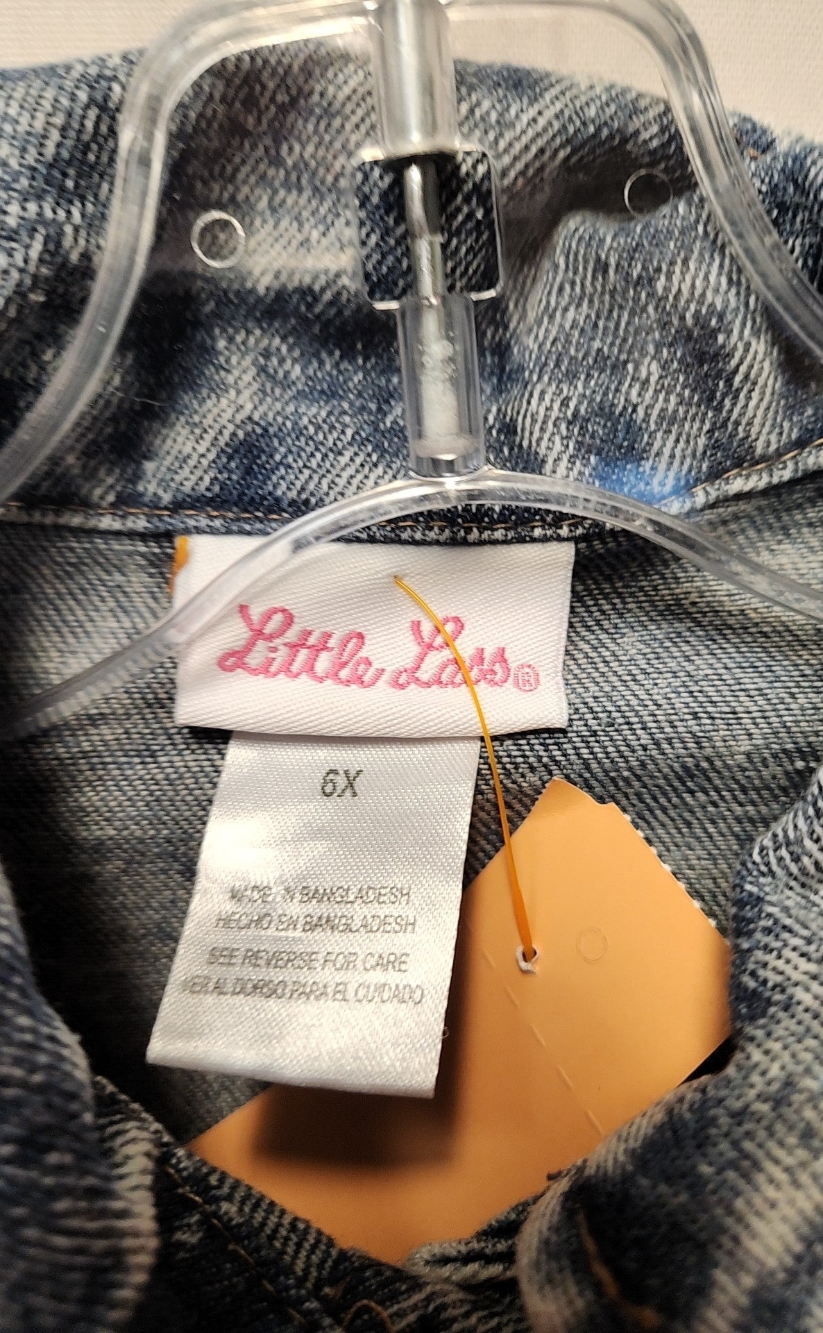 Little Lass Girl's Size 6 Blue Jacket
