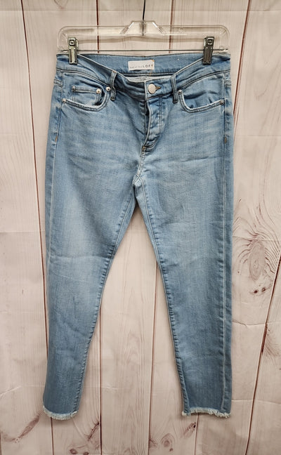 Loft Women's Size 24 (00) Blue Jeans Boyfriend