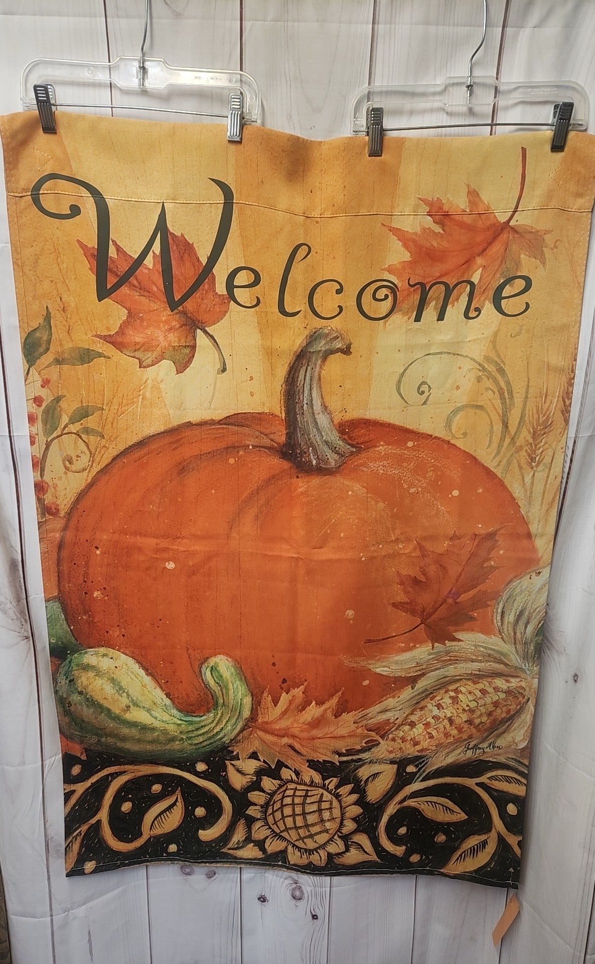 Fall Welcome Flag