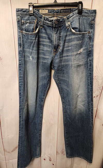 AG Adriano Goldschmied Men's Size 36 Blue Jeans The Protege Straight Leg