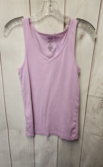Sonoma Women's Size M Purple Sleeveless Top