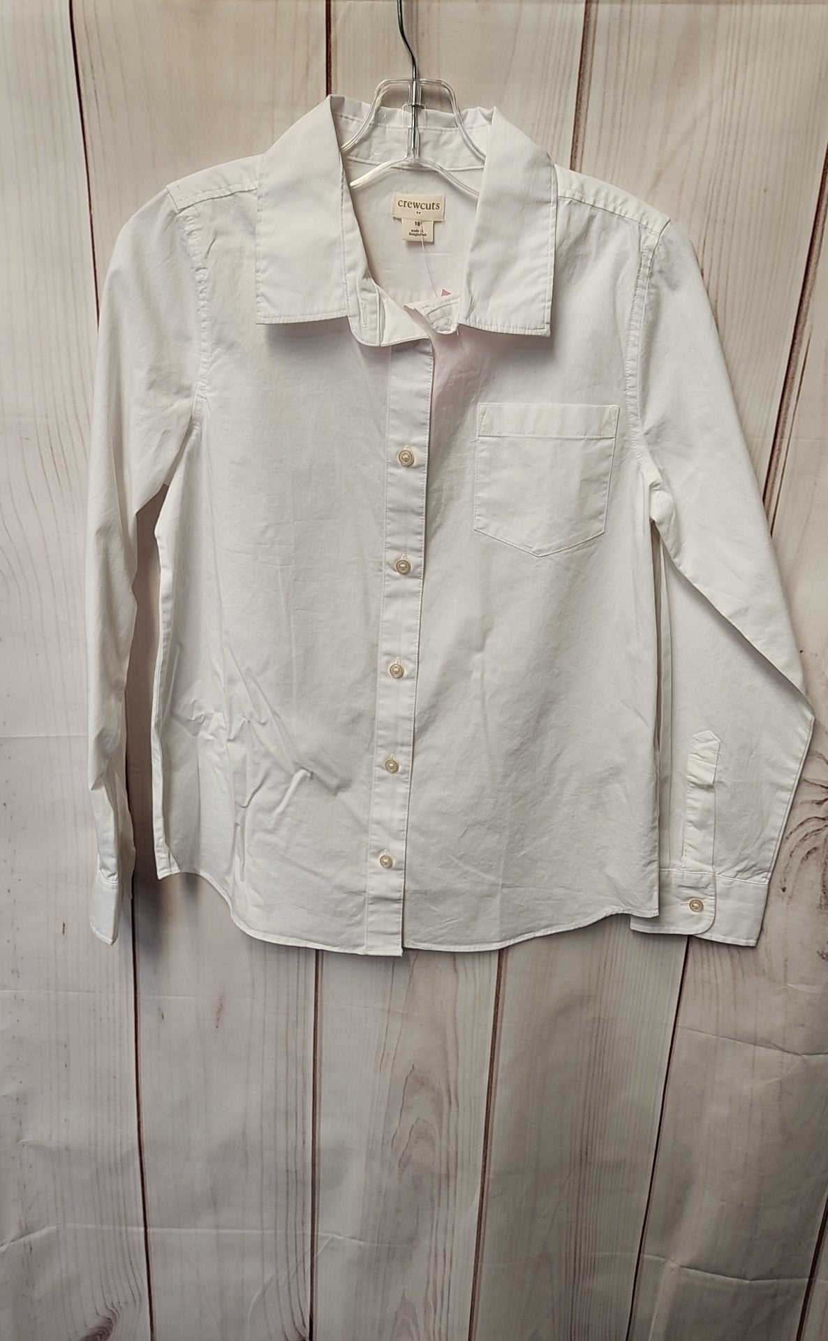 Crewcuts Girl's Size 10 White Shirt