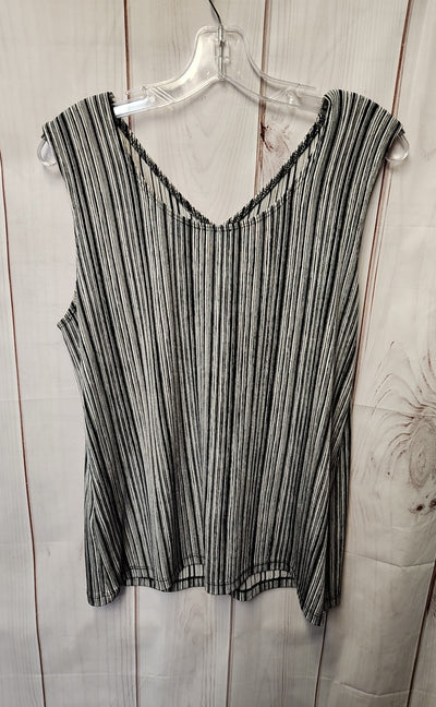 Travelers Chico's Women's Size 2 = US L Gray Sleeveless Top