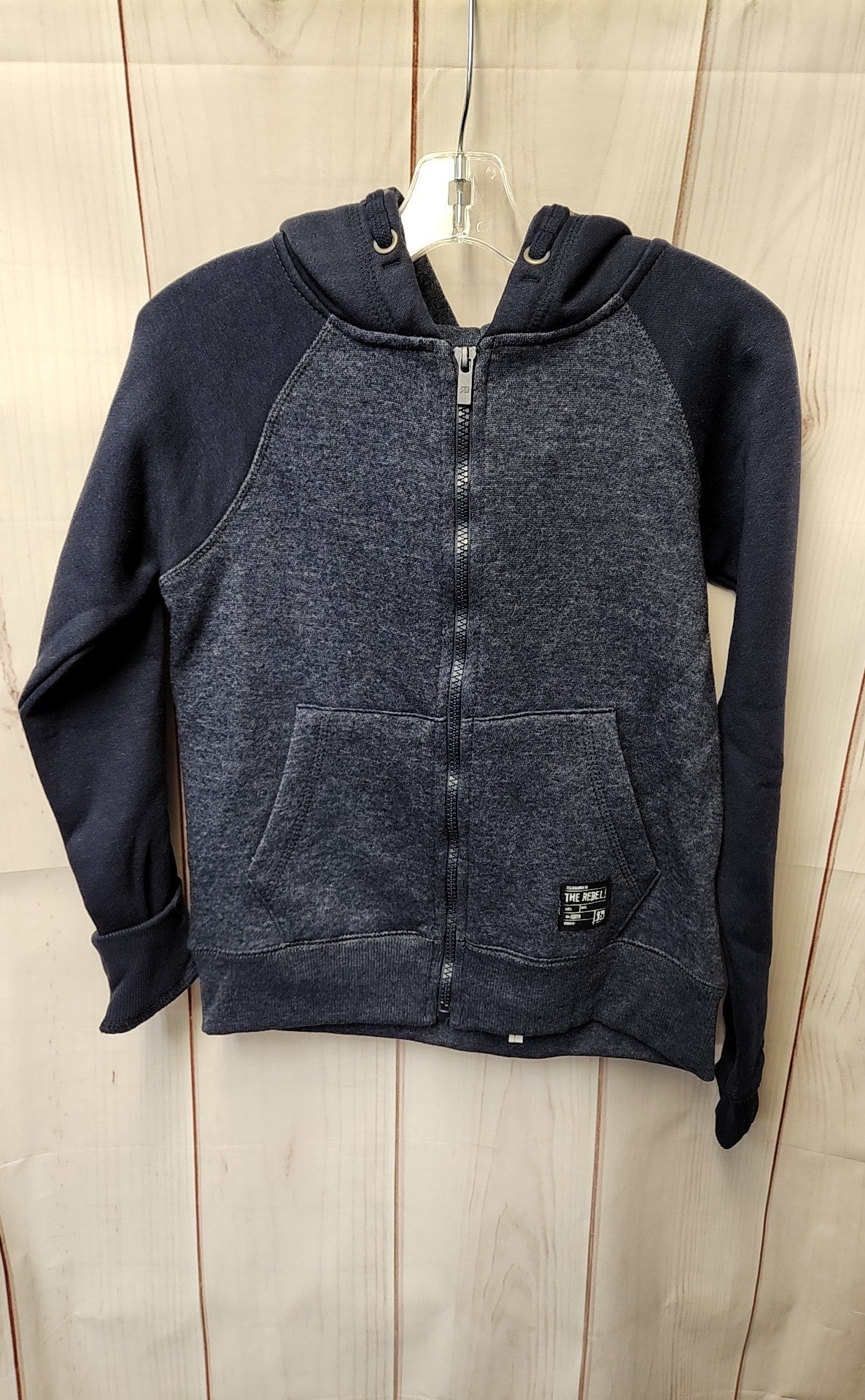 Joe's Boy's Size 7 Navy Full Zip Hooded Sweatshirt