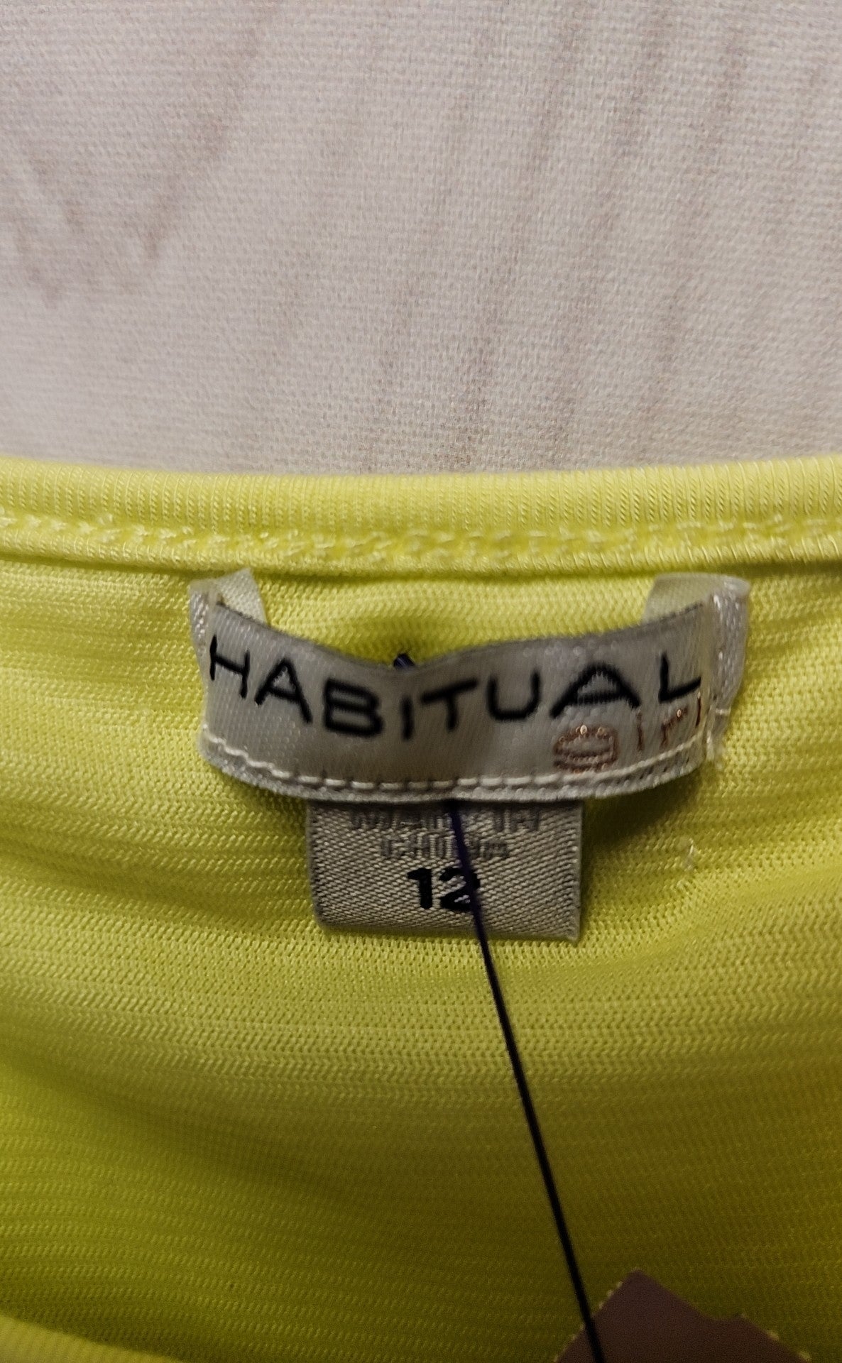 NWT Habitual Girl's Size 12 Yellow Dress