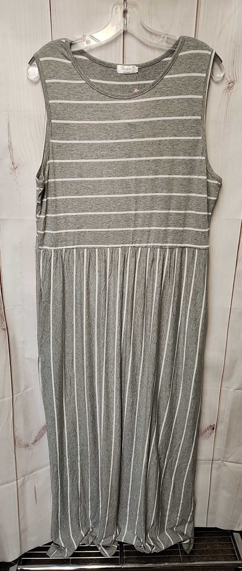Hount Women's Size XL Gray Dress