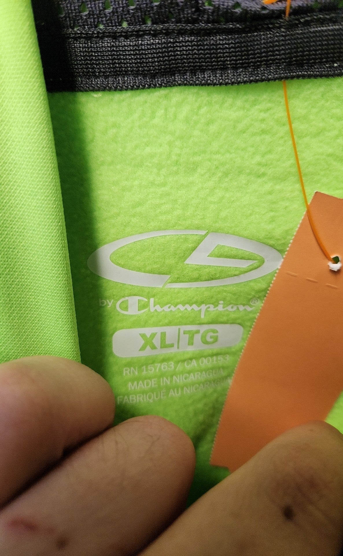 Champion Women's Size XL Lime Green Hoodie