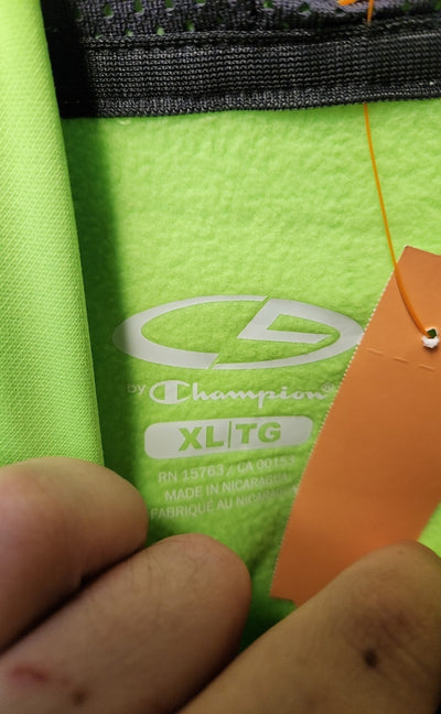 Champion Women's Size XL Lime Green Hoodie
