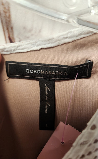 BCBG Maxazria Women's Size L White Dress
