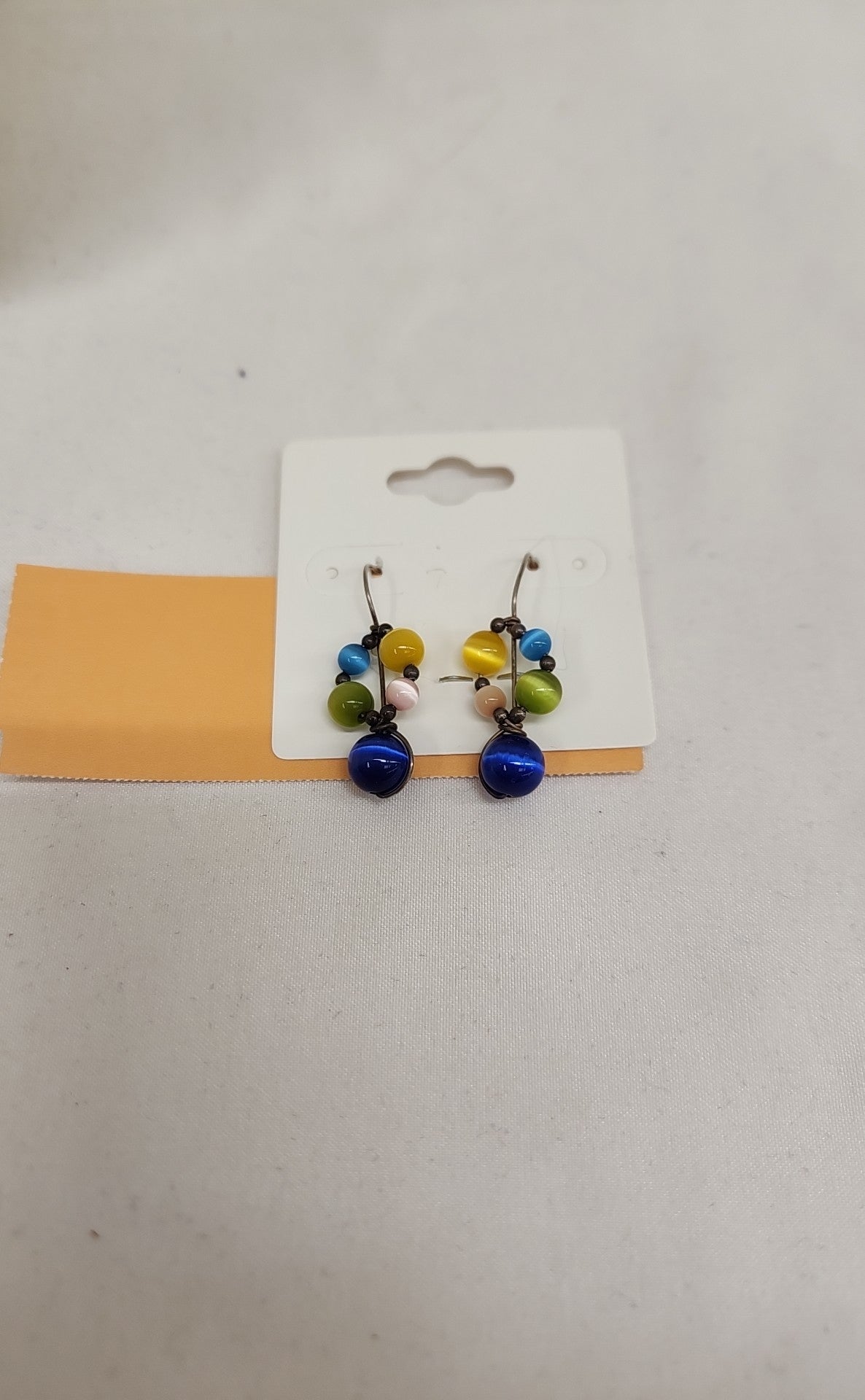 Multi-Color Beaded Earrings