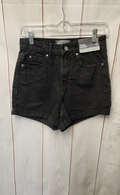 NWT Primark Women's Size 4 Black Shorts Mom Short