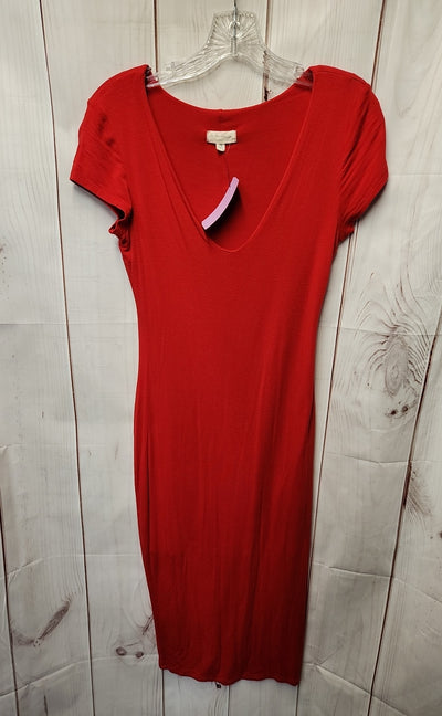 See you monday Women's Size L Red Dress