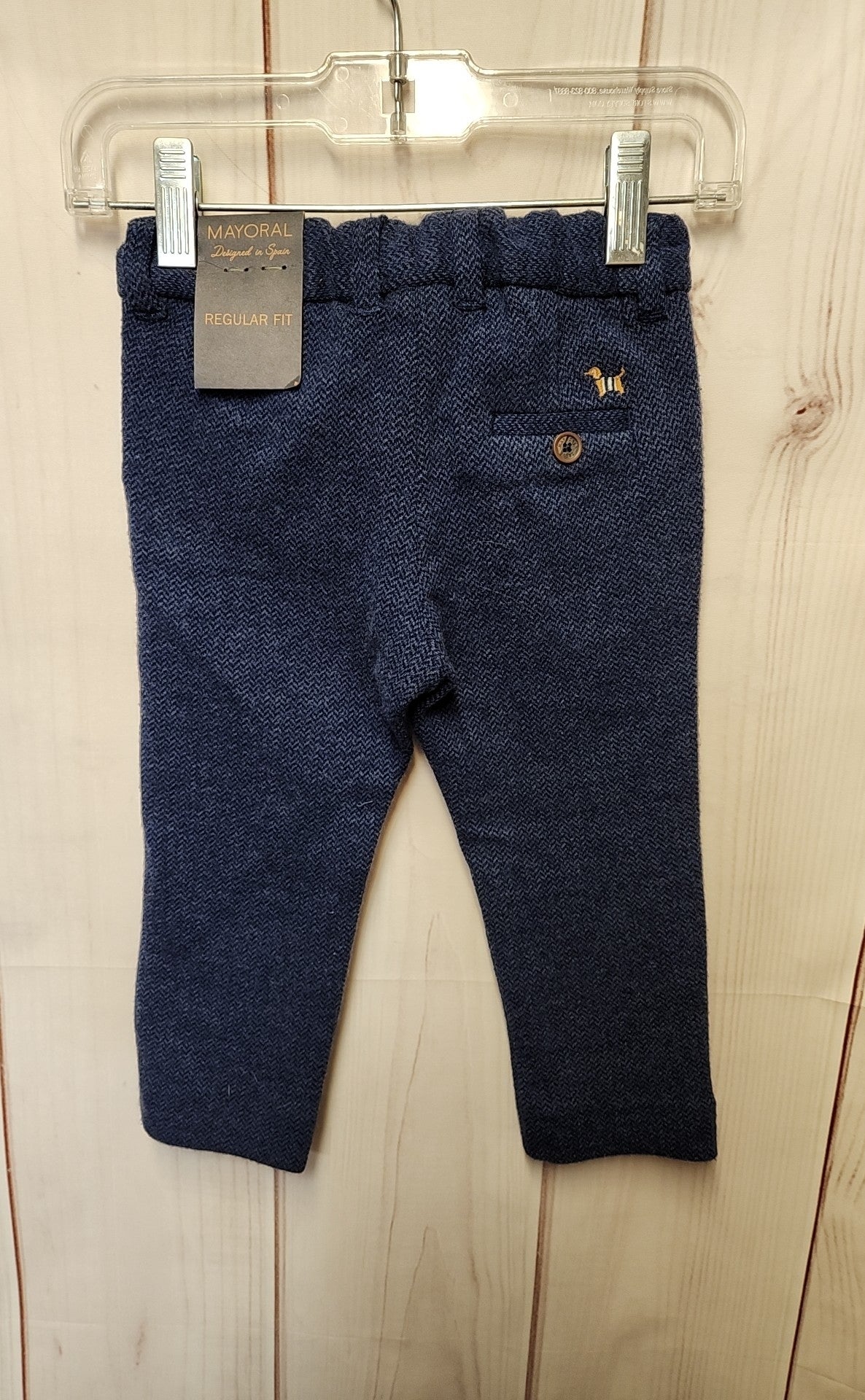 NWT Mayoral Boy's Size 12 Months Navy Pants