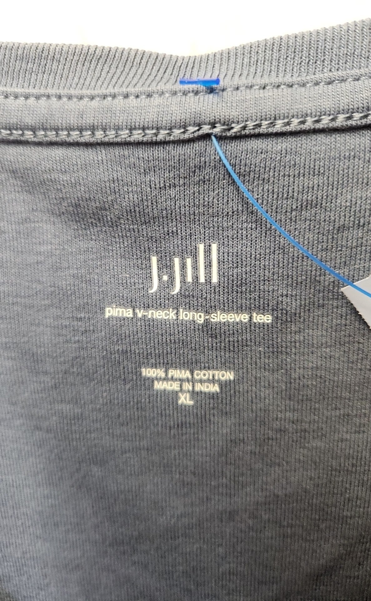 J Jill Women's Size XL Blue Long Sleeve Top