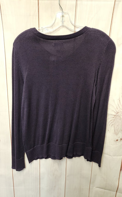 NWT Croft & Barrow Women's Size M Purple Cardigan