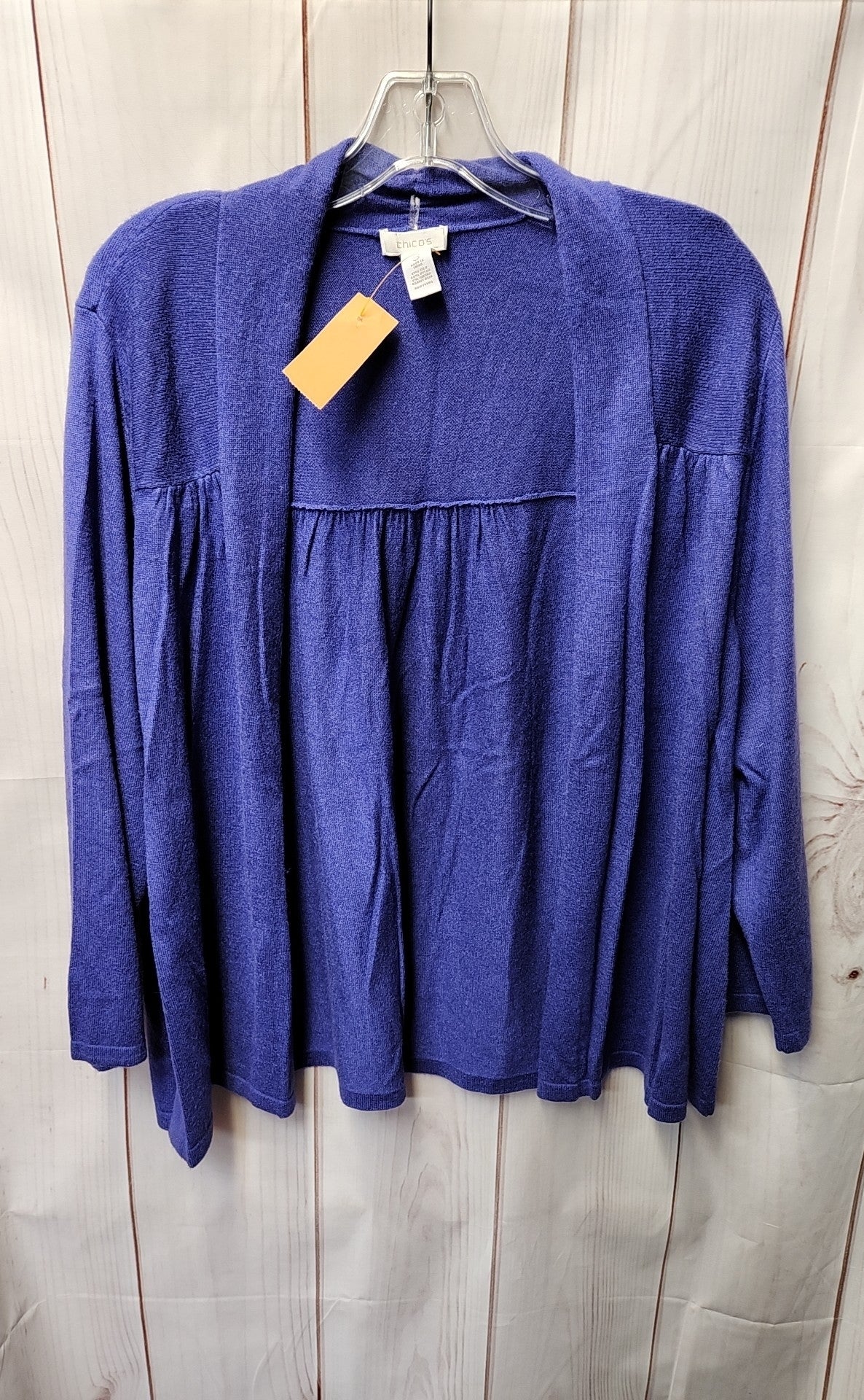 Chico's Women's Size 3 = US XL Purple Cardigan