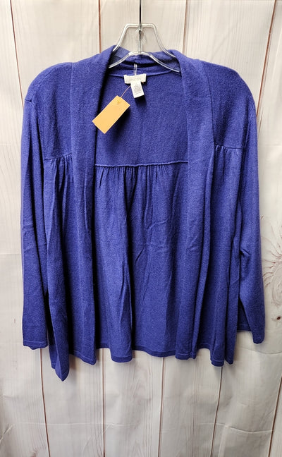 Chico's Women's Size 3 = US XL Purple Cardigan