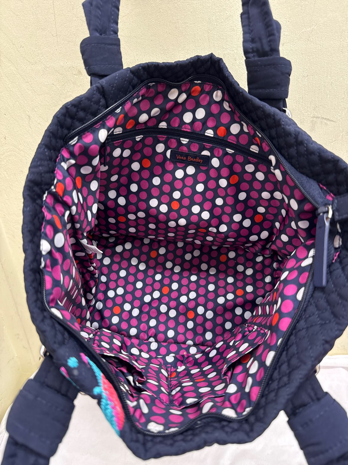Vera Bradley Navy Tote Bag