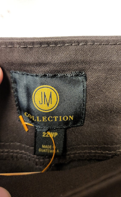 JM Collection Women's Size 22 Petite Brown Pants