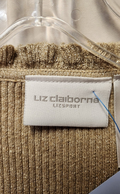 Liz Claiborne Women's Size M Gold Sweater