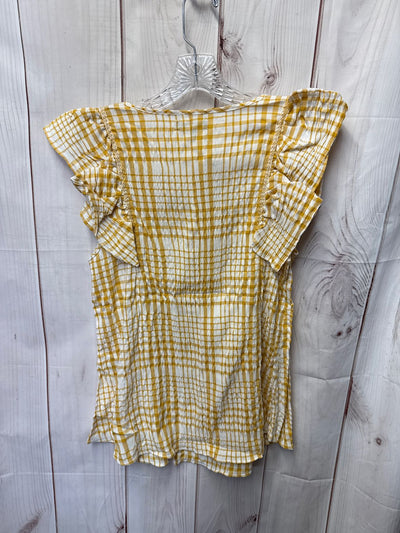 NWT Max Edition Women's Size XL Yellow Short Sleeve Top