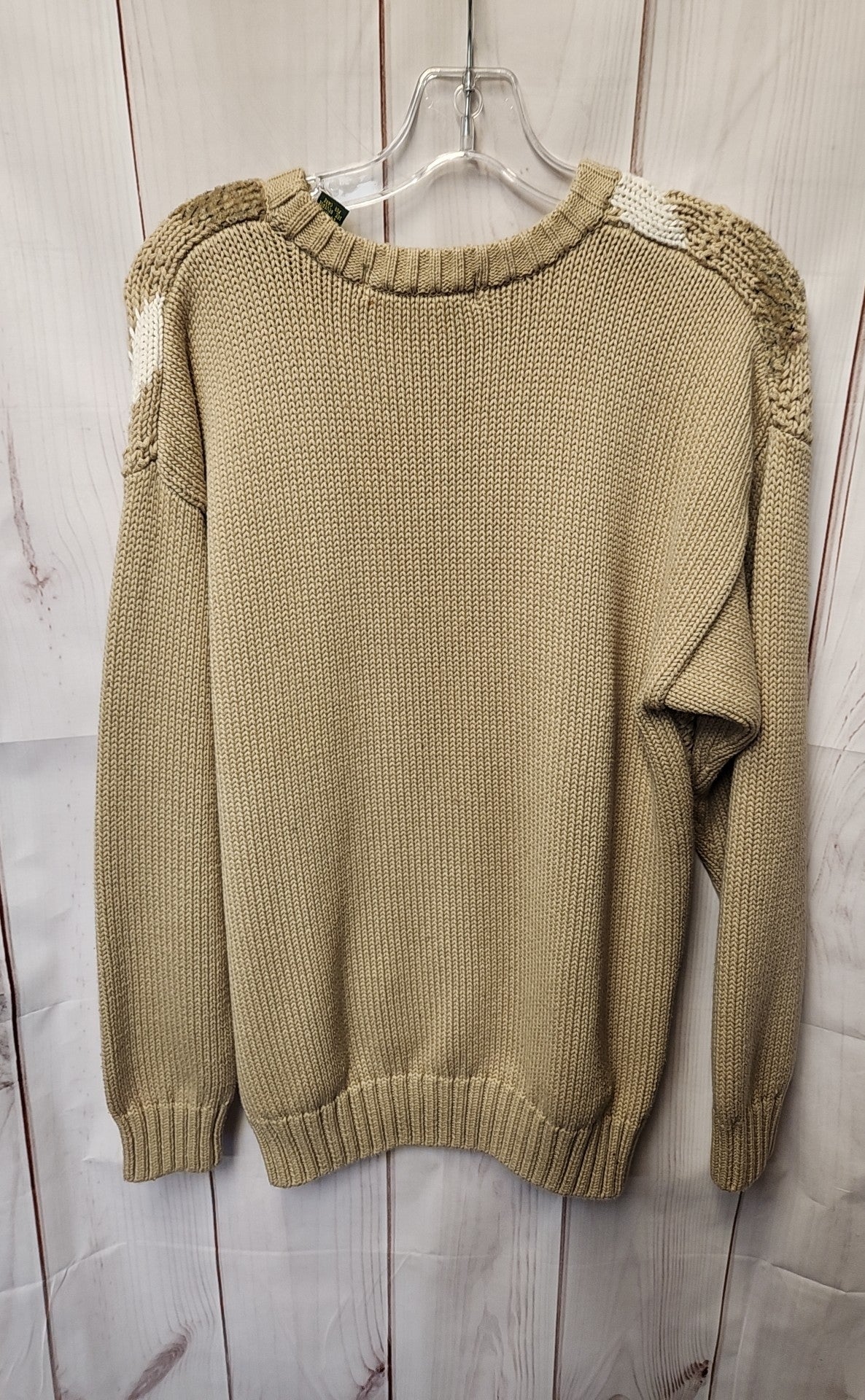 Embassy Row Men's Size M Beige Sweater