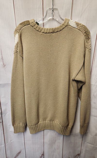 Embassy Row Men's Size M Beige Sweater