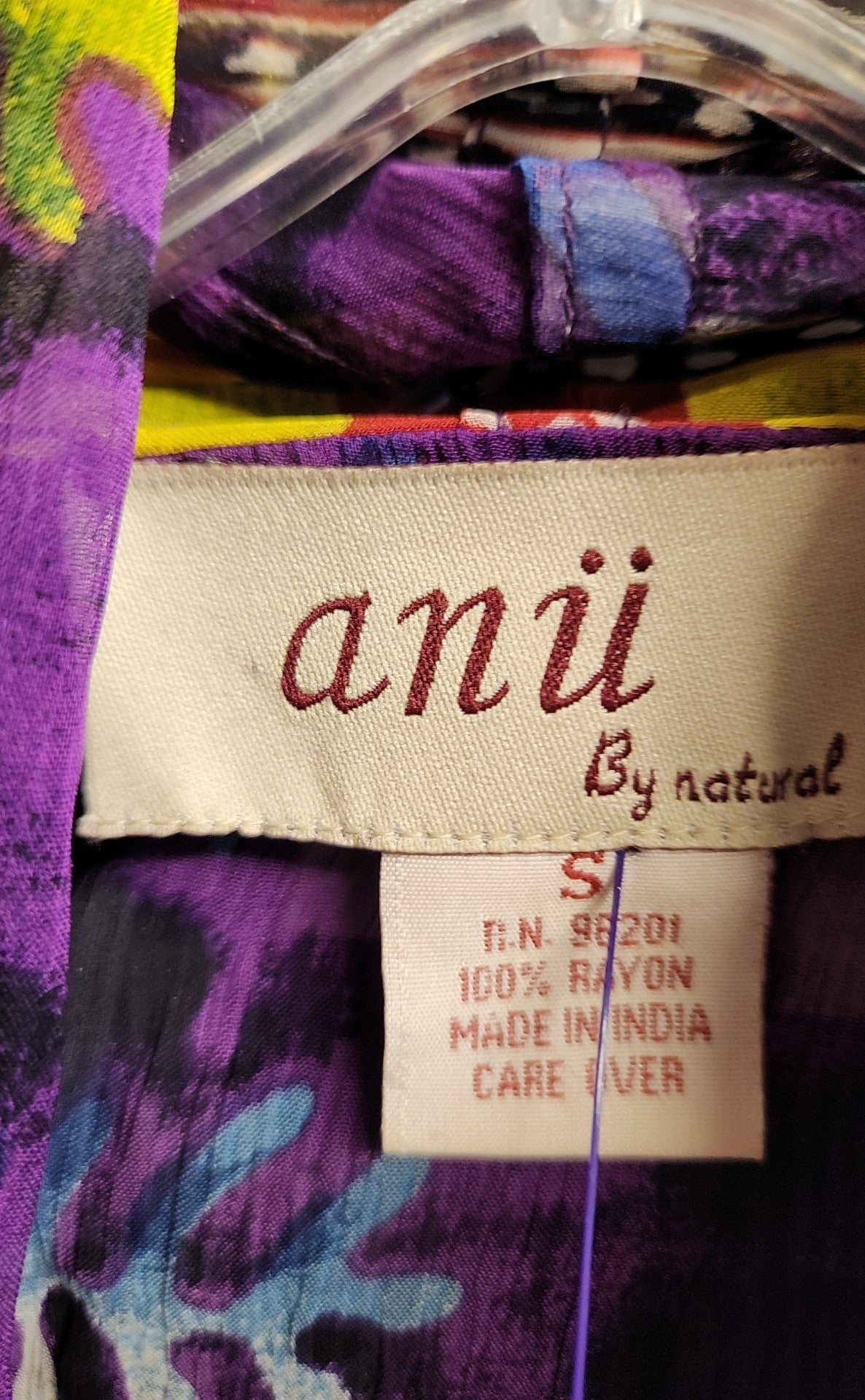 Anu Women's Size S Purple Cardigan