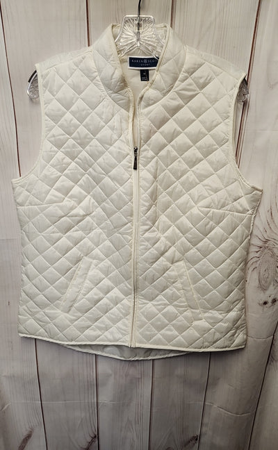 Karen Scott Women's Size M White Vest