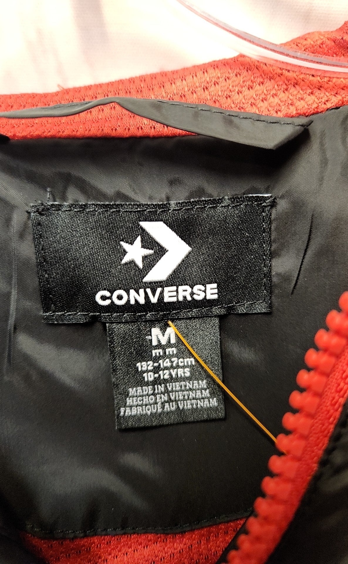 Converse Boy's Size 10/12 Black Jacket