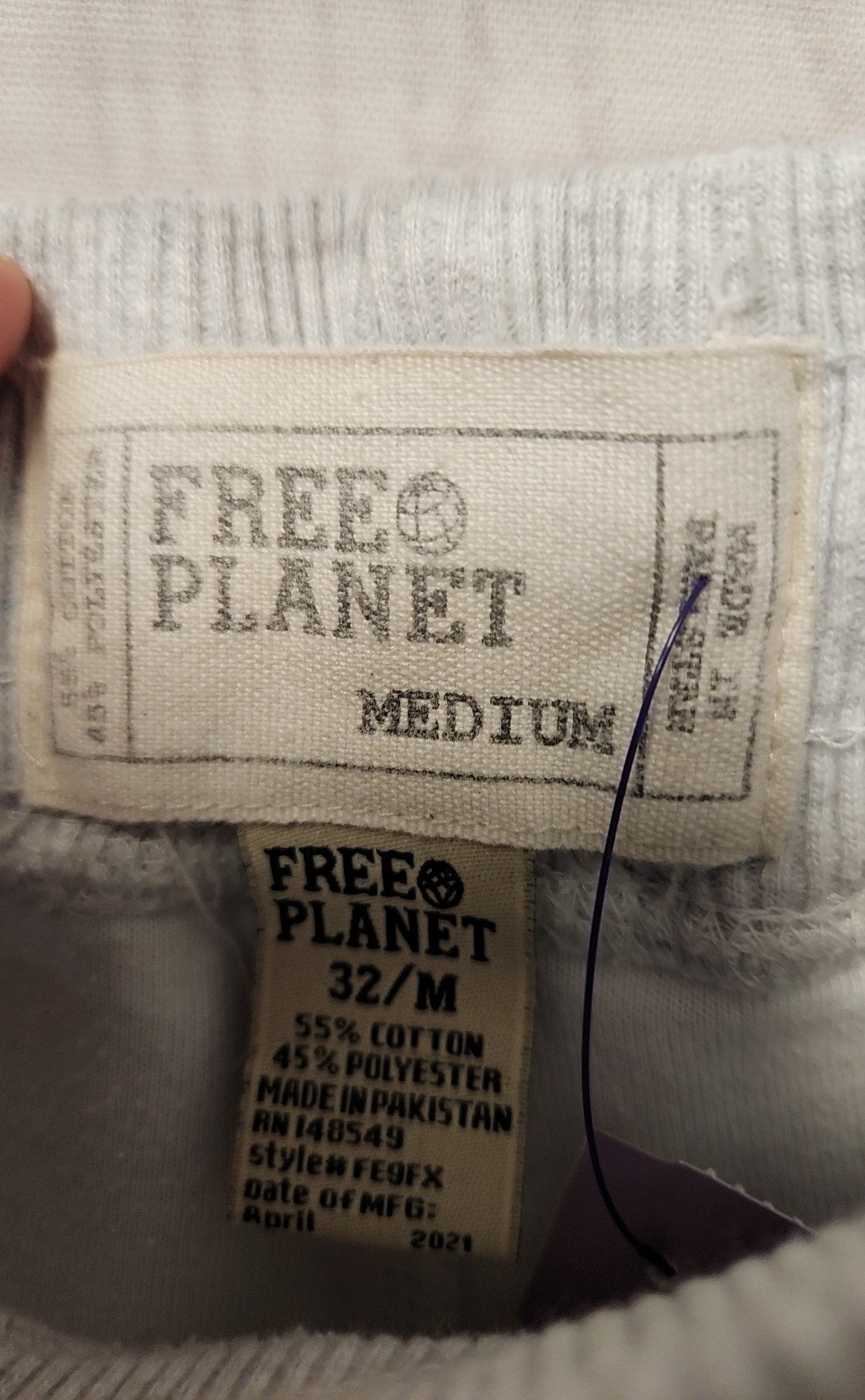 Free Planet Women's Size M Gray Sweatpants
