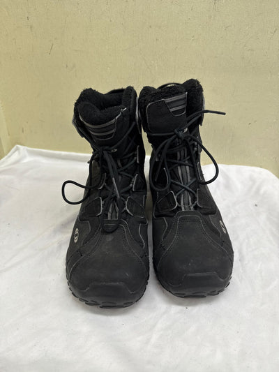 Salomon Men's Size 7 1/2 Black Boots Shoes