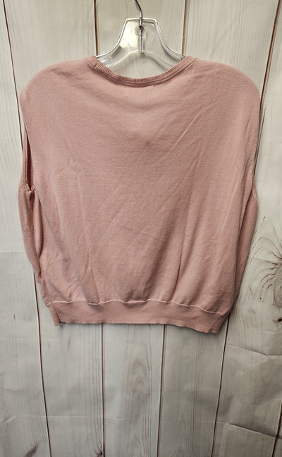 Banana Republic Women's Size L Pink Knit Sleeveless Top