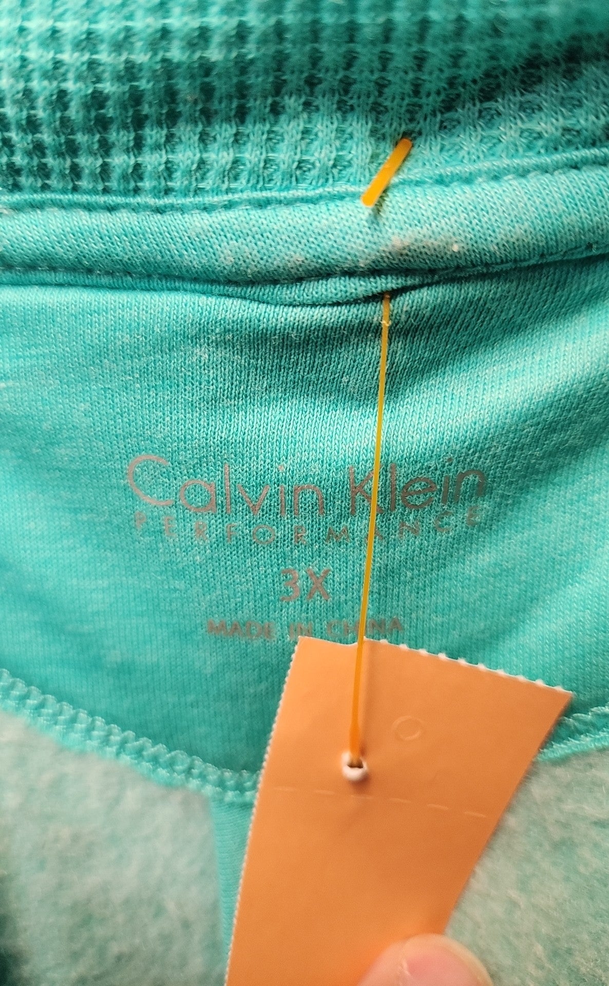 Calvin Klein Women's Size 3X Teal Active Jacket
