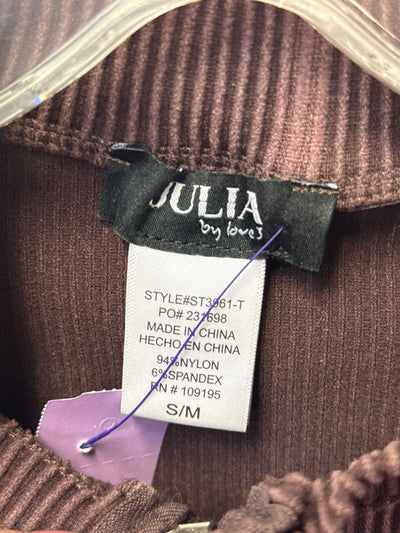 Julia Women's Size Small/Medium Purple Jacket