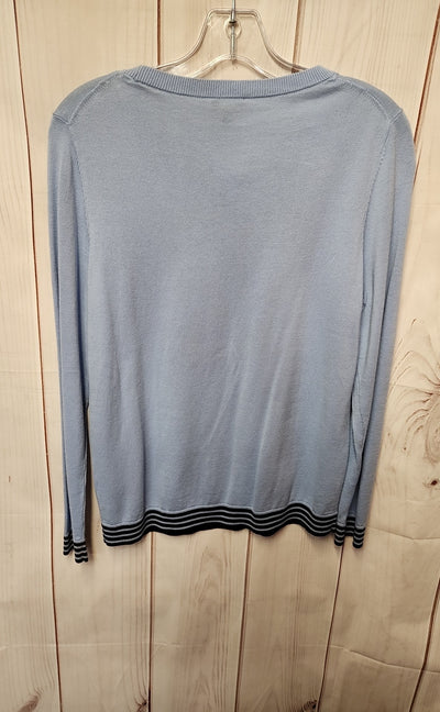 Talbots Women's Size M Petite Blue Sweater